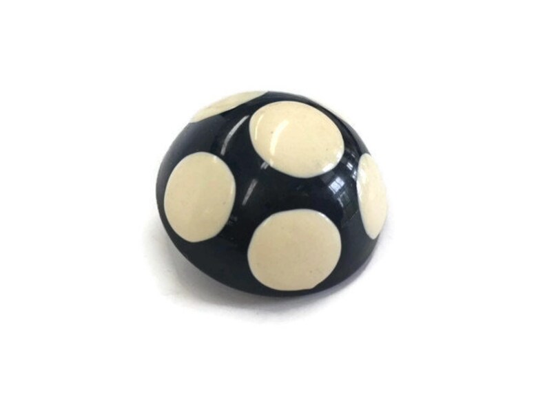 Polka Dot Earring SINGLE Les Bernard Clip On Vintage