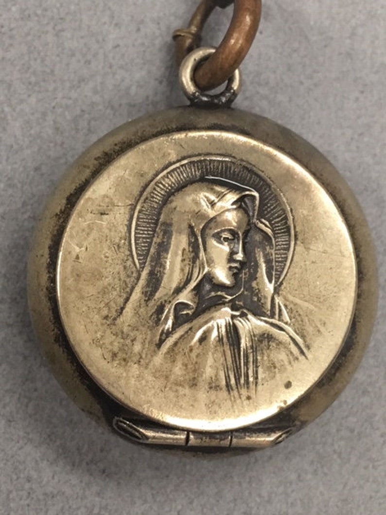 Virgin Mary Relic Container Germany Reliquary German .500 - Etsy