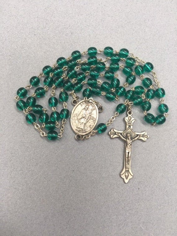St Patricks Day Rosary Beads /& Prayer Book Set St Patricks Day Special Gifts