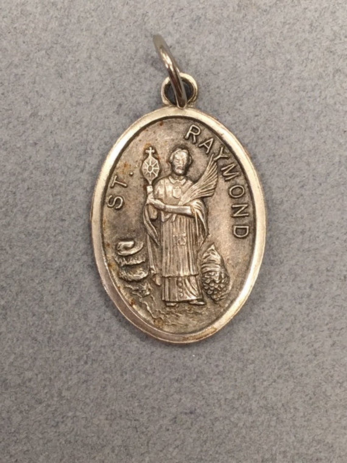 St Raymond Medal Saint Raymond Nonnatus Pendant Patron Saint Etsy