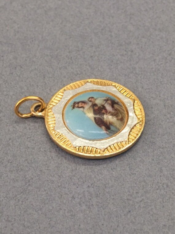 Madonna Child Pendant Virgin Mary Baby Jesus Vintage … - Gem