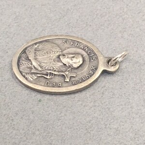 St Francis Xavier Medal Famous Missionary Italy Vintage Catholic Gift ...