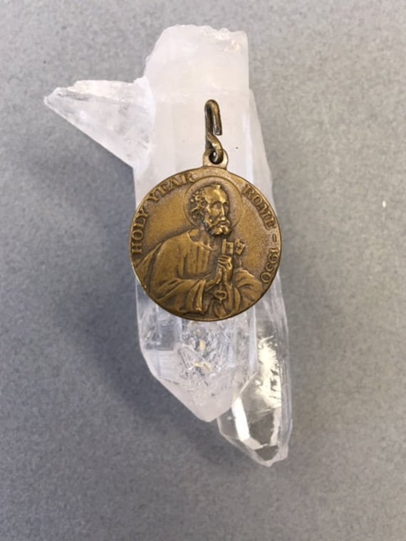 Pope 12 Medal Pivs XII Pontifex Maximus Pendant Holy Year 1950