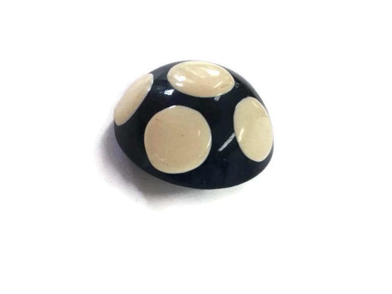 Polka Dot Earring SINGLE Les Bernard Clip On Vintage