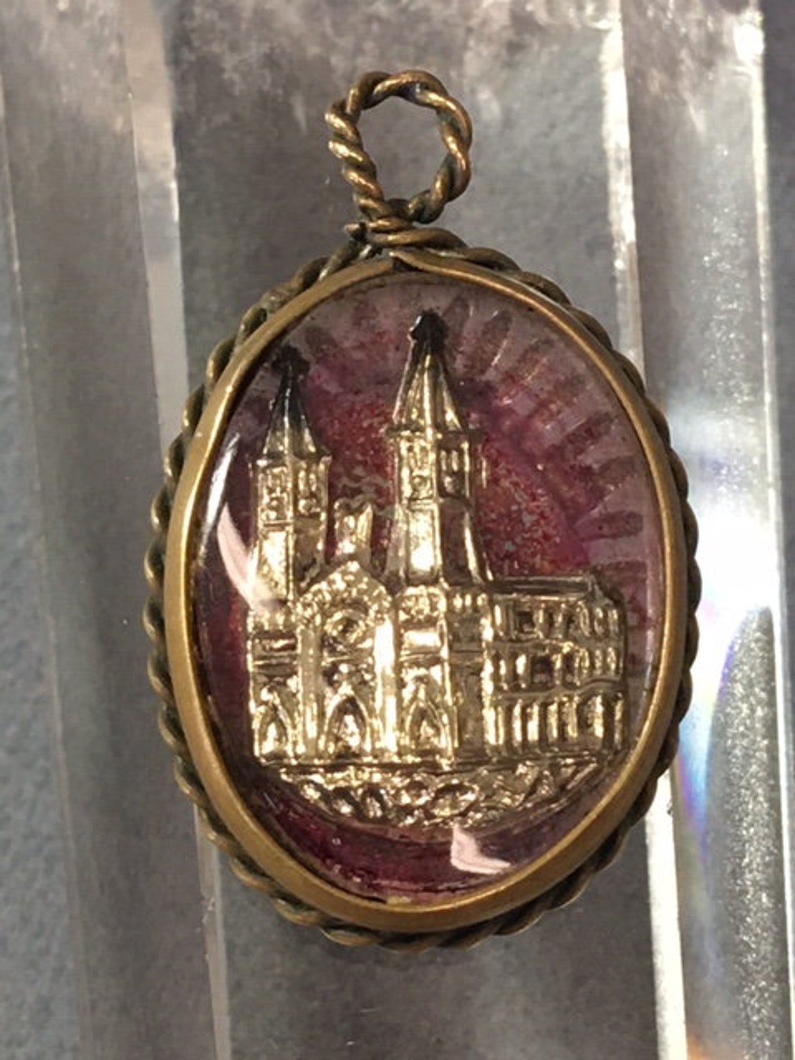 St Anne de Beaupre Medal Basilica Canada Miracles Curing Sick Etsy