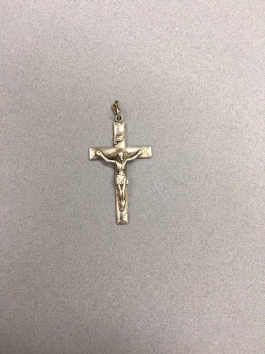 Creed Silver Crucifix Sterling Christ on Cross Vintage Catholic Gift - Etsy