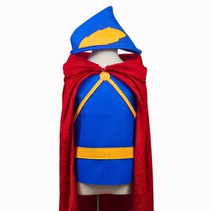 Adult Snow White Prince Charming Delexe Costume Set (Tunic, Cape, and Hat) - Baby, Toddler, Kids, Teen, Adult and Plus Sizes