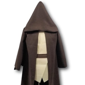 Baby / Toddler Delexe Star Galaxy Wars Light Side Brown Jedi Robe Costume Set - Baby, Toddler, Kids, Teen, and Adult Sizes