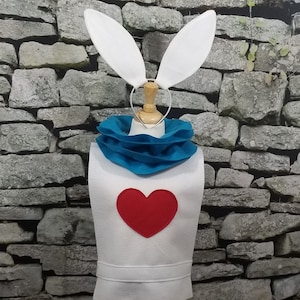 WHITE RABBIT Costume Set Alice in Wonderland Baby Toddler Kids Teen and Adult Sizes