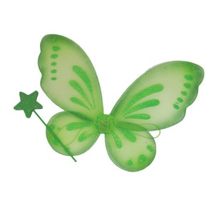 Tinker Bell Green Wing and Wand Set