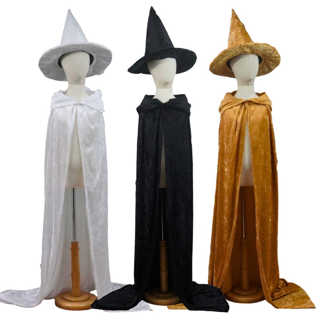 Cape D'Halloween Motif Fromage Jaune - Cape Sorcière Unisexe Adulte Pour Costume