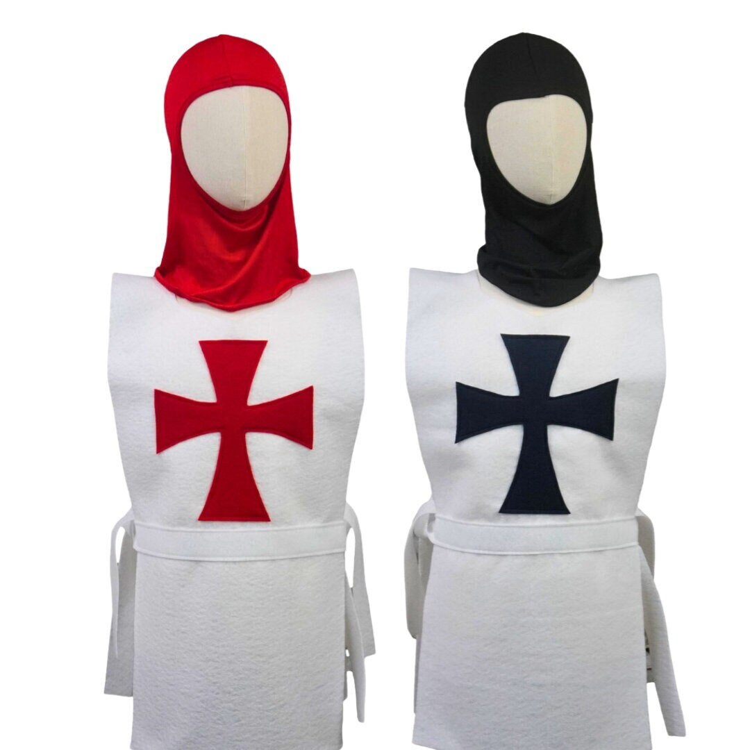 Conjunto de disfraces de CABALLERO TEMPLARIO (medieval, renacentista, Ren  Fest) - Tallas para niños pequeños, niños, adolescentes y adultos - Etsy ..., image size:1080x1080