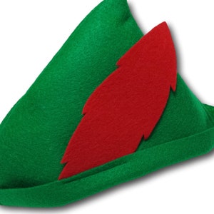 Peter Pan Felt Hat robin Hood - Etsy