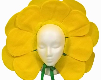 Yellow Flower Headpiece Costume - Baby, Kids, Teen, and Adult sizes