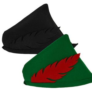 Adult Peter Pan&#39;s Shadow Felt Hat (Robin Hood)