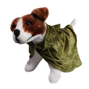 Dog Crushed Velvet Costume Cape (Puppy Costume, Cat Costume, Halloween Costume)