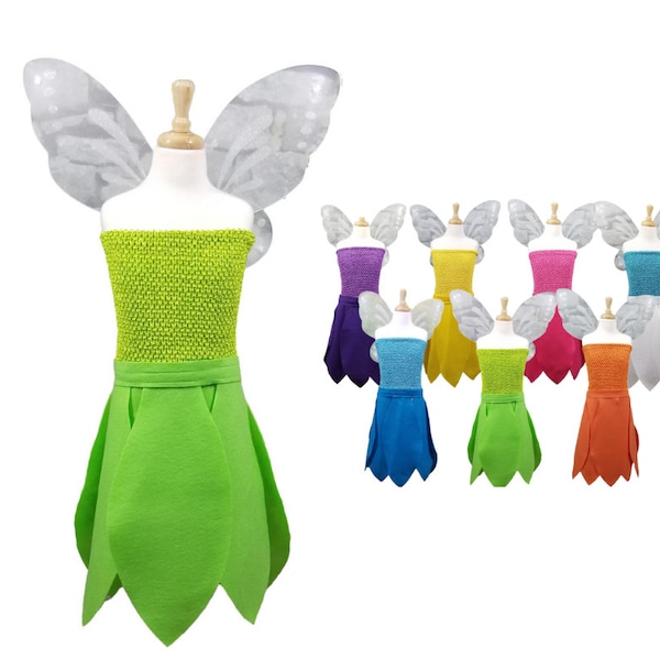 Adult / Teen Tinkerbell Fairy Costume (Tinker Bell, Tinker Fairy, Tinkerbell Fairies) - Baby, Toddler, Kids, Teen & Adult Sizes