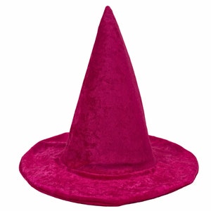Pink Witch / Wizard Costume Hat - Fits Kids to Adults