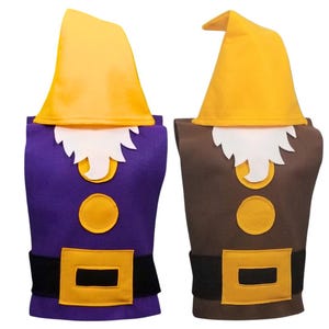 HAPPY Dwarf Costume Set (Snow White Seven Dwarfs) - Baby, Toddler, Kids, Teen, Adult, and Plus Sizes
