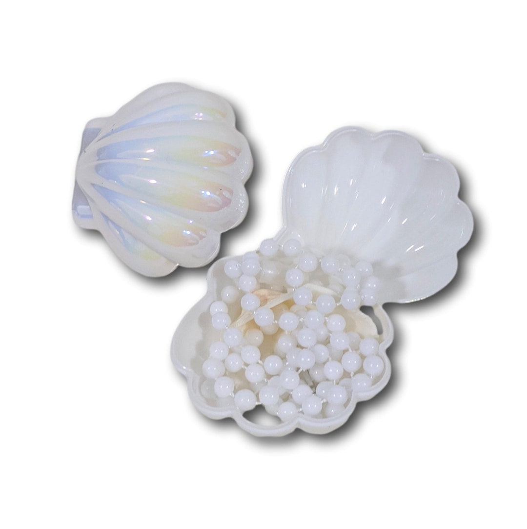 Seashell Pearl Necklace Party Favor mermaid Party Favor / Etsy