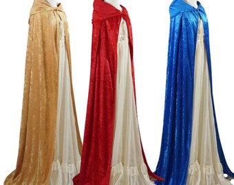 SNOW WHITE Cape Collection - Baby, Toddler, Kids, Teen, Adult, and Plus Sizes Available