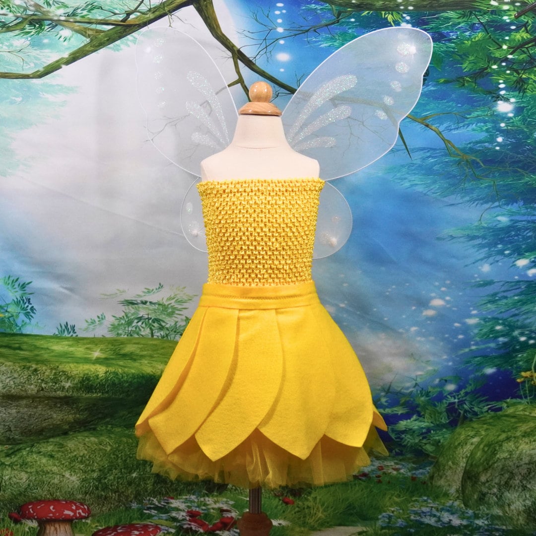 Kids Yellow Fairy Costume (tinker Bell, Light Talent Fairy, Tinkerbell  Fairies) - Fits Kids 3-7 Years Old ***ON SALE*** - Etsy