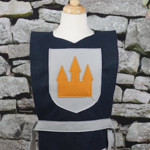 Adult KNIGHT Costume Tunic (King, Prince, Medieval, Solider) - Baby, Toddler, Kids, Teen, Adult, and Plus Sizes