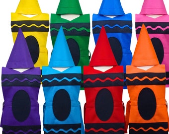 Crayon Costume Set (Tunic and Hat) Baby, Toddler, Kids, Teen, Adult and  Plus Sizes