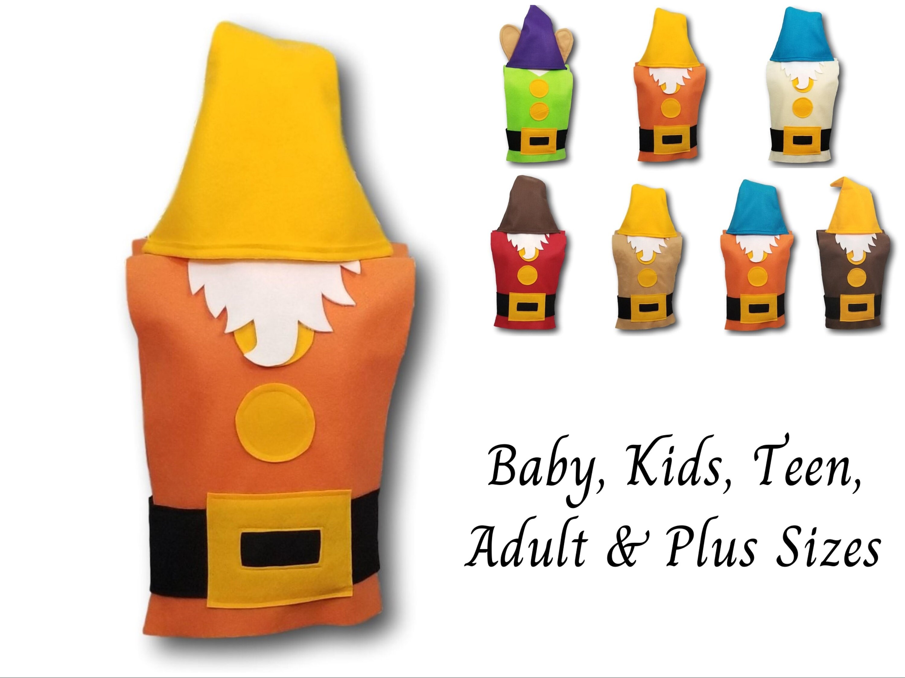 DOC Dwarf Costume Set classic Snow White Seven Dwarfs Baby Toddler Kids Teen Adult and Plus Sizes Available Etsy Canada