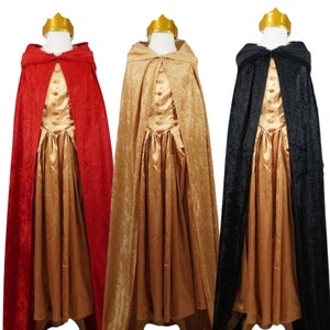 EVIL QUEEN Costume Collection (Cape and Crown) - Baby, Toddler, Kids, Teen, Adult and Plus Sizes