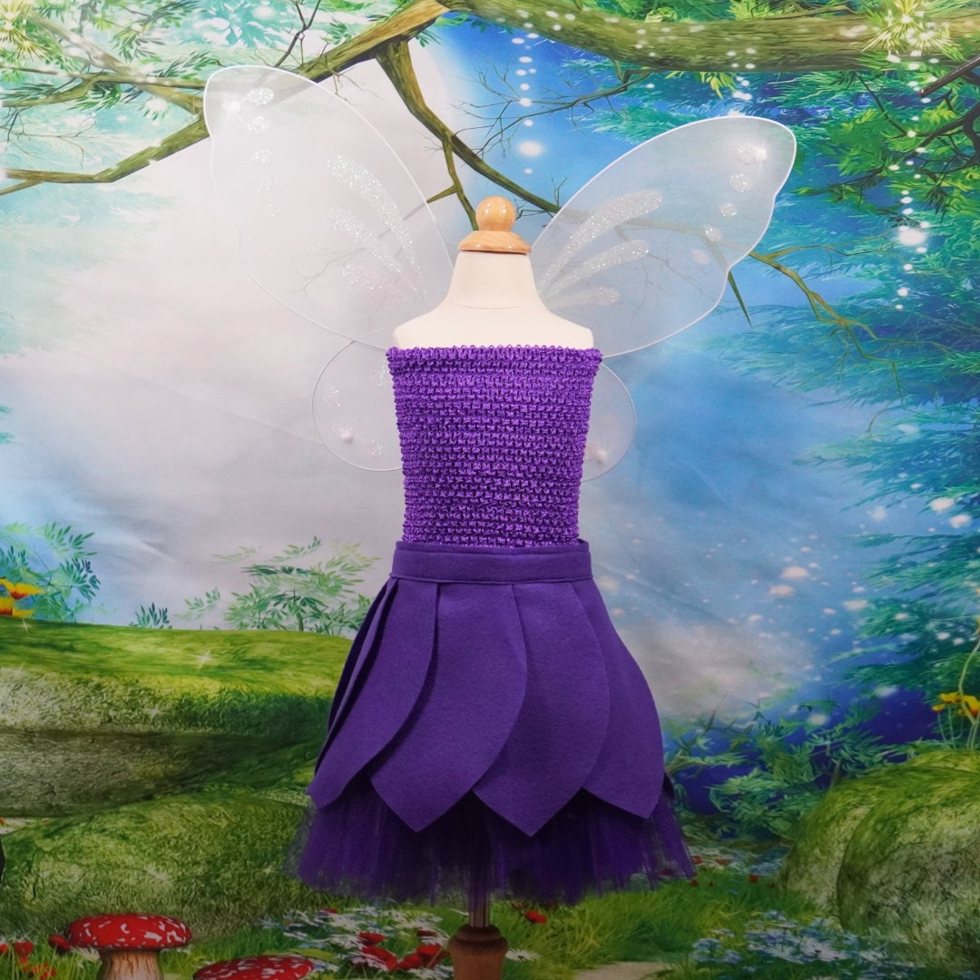 tinkerbell purple dress Kids Purple Tinkerbell Dress