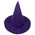 Emerald Green Velour Witch Hat main image 1
