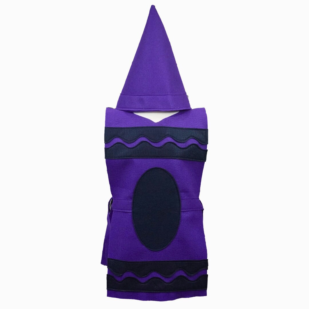 Purple Crayon Costume Set tunic and Hat Baby, Toddler, Kids, Teen