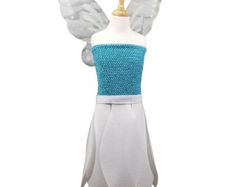 White Winter Fairy Costume (Periwinkle, Frost Fairy, Winter Woods, Tinkerbell Fairies) - Baby, Toddler, Kids, Teen & Adult Sizes