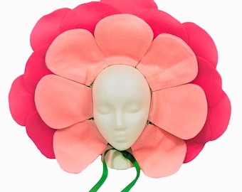 Light Pink Flower Headpiece (two-tone) Baby, Kids, Teen, and Adult sizes