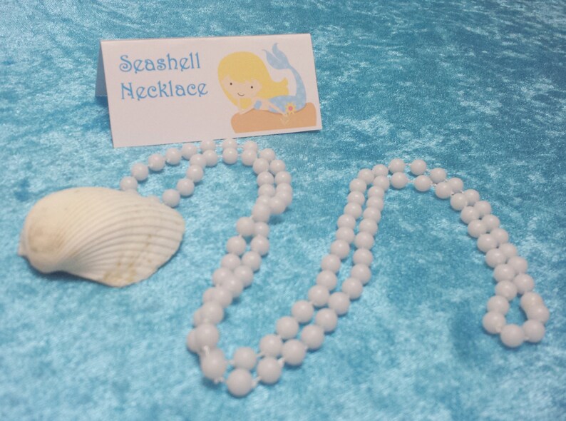 Seaweed Boa Mermaid Costume Accessory Kit Shell Necklace and Magic Wand