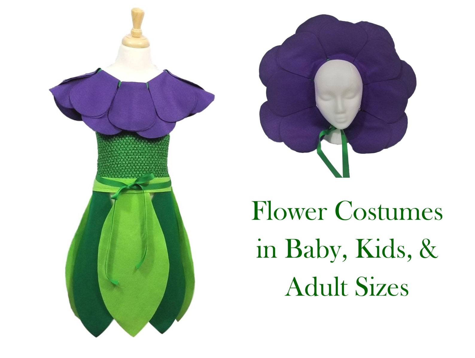 Alice In Wonderland Flower Costumes Petunia Rose Daisy Etsy Il 1588xN.3469437444 Mtx8