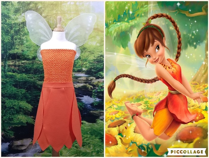 Set of 5 Disney Fairies' Group Costumes tinker Bell Etsy