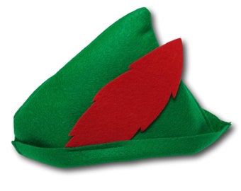 Baby / Toddler Peter Pan Felt Hat (Robin Hood)