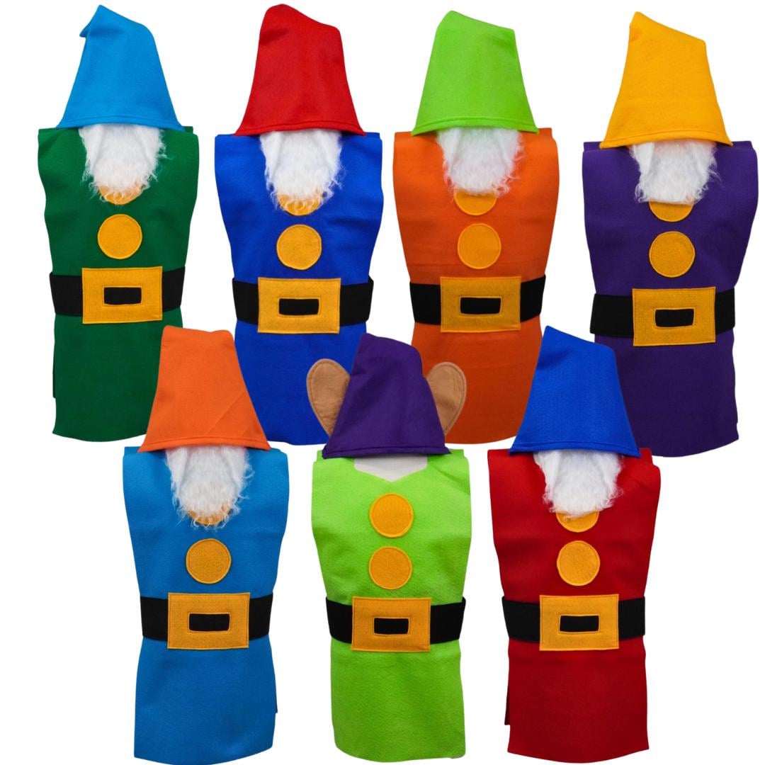 Deluxe Snow White SEVEN DWARFS Costume Sets (dopey, Doc, Bashful ...