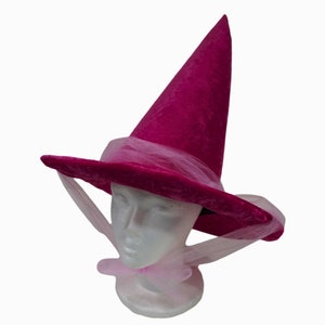 Sleeping Beauty Good Fairy Pink Flora Costume Hat (Wings and Wand)
