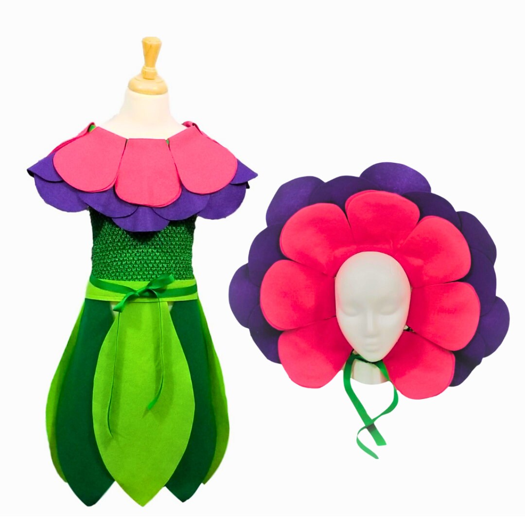 Adult Pink Petunia Flower Costume Set (pink / Purple) Baby, Toddler — free download