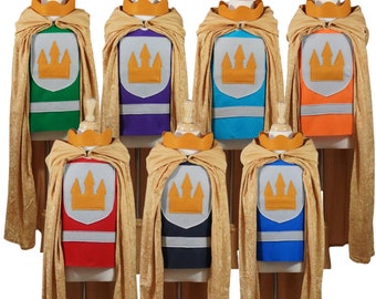 Medieval GOLD KING Costume Collection (Knight, Prince, Camelot, Renaissance) -  Baby, Toddler, Kids, Teen, and Adult sizes
