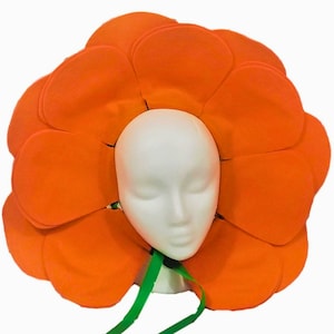 Orange Flower Headpiece Costume - Baby, Kids, Teen, and Adult sizes