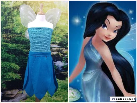 Disney Fairies Silvermist Blue Fairy Costume Tinker Etsy