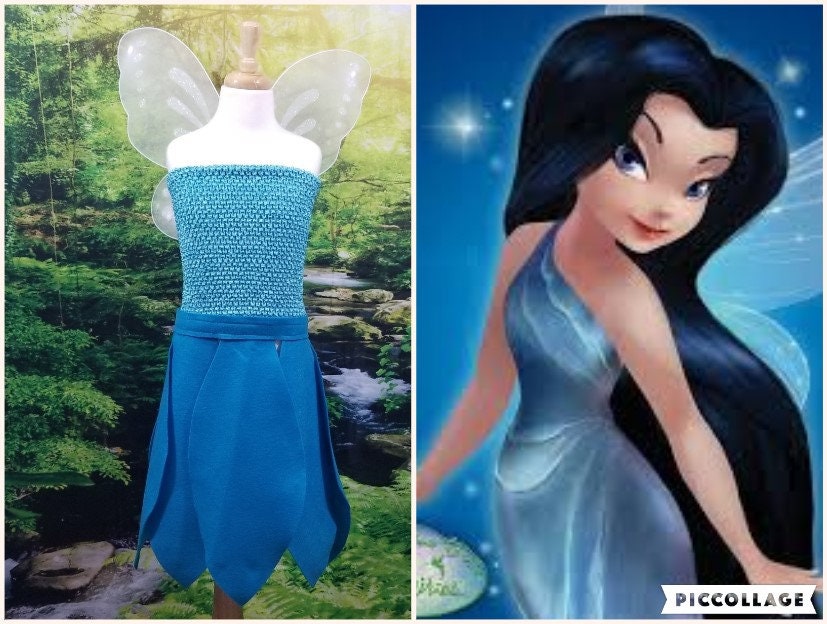 Disney Fairies Silvermist Blue Fairy Costume Tinker Etsy Disney Fairies Silvermist Blue Fairy Costume Tinker Etsy