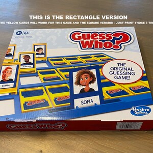 Guess Who Game Printable Files The Bachelor / The Bachelorette Version Game not included image 3