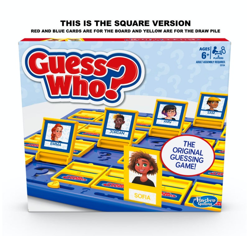 Guess Who Game Printable Files The Bachelor / The Bachelorette Version Game not included image 2