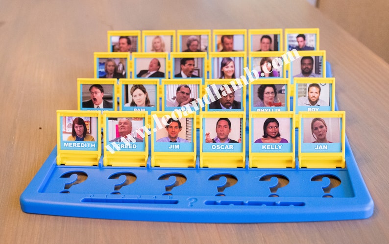 Guess Who Game Printable Files The Office Guess Who Game | Etsy