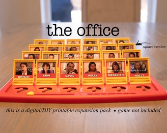 The Office Guess Who Game PRINTABLE Files - The Office TV show - Guess Who Game is not included